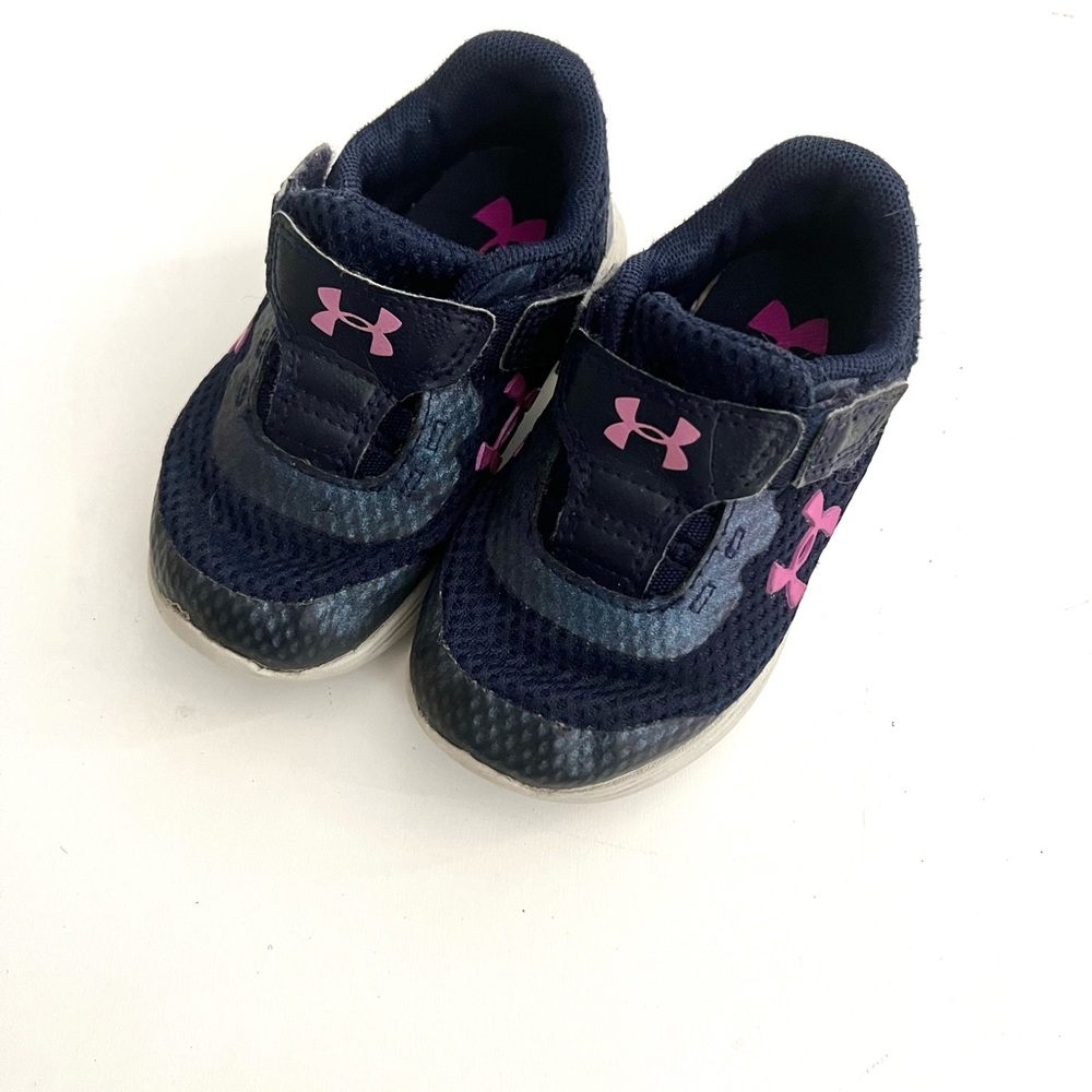 Under Armour Kids' Navy and Pink Shoes